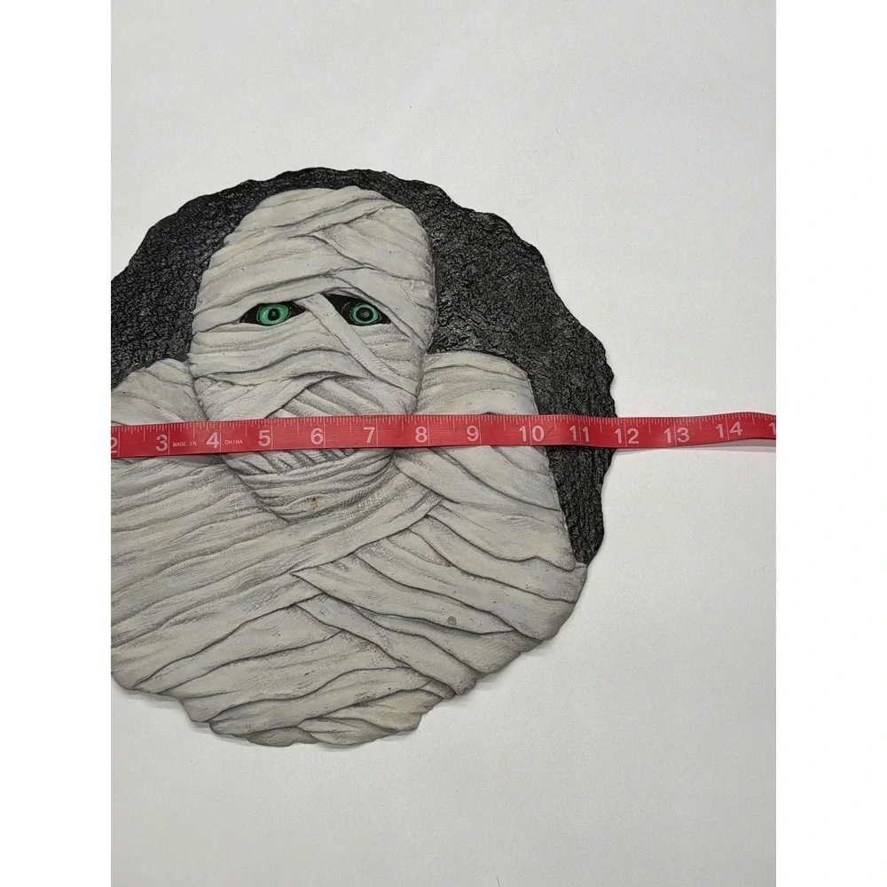 Creepy Mummy Wall Decor Halloween Spooky Gothic Horror Art Sculpture Glow‎ Dark